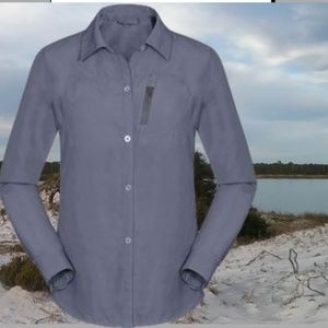 SPF UPF Boating Fishing UV Protection Shirt  S/M. All proceeds to charity